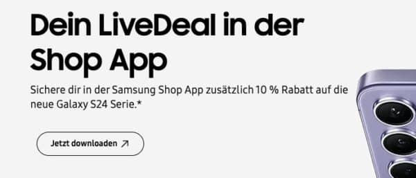Samsung App Rabatt