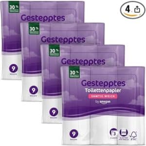 by Amazon Toilettenpapier 36 Rollen a 200 Blaetter 3 Lagig