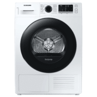 SAMSUNG DV81TA020AE/EG Wärmepumpentrockner (8 kg, A++, Weiß/Schwarz) frontal