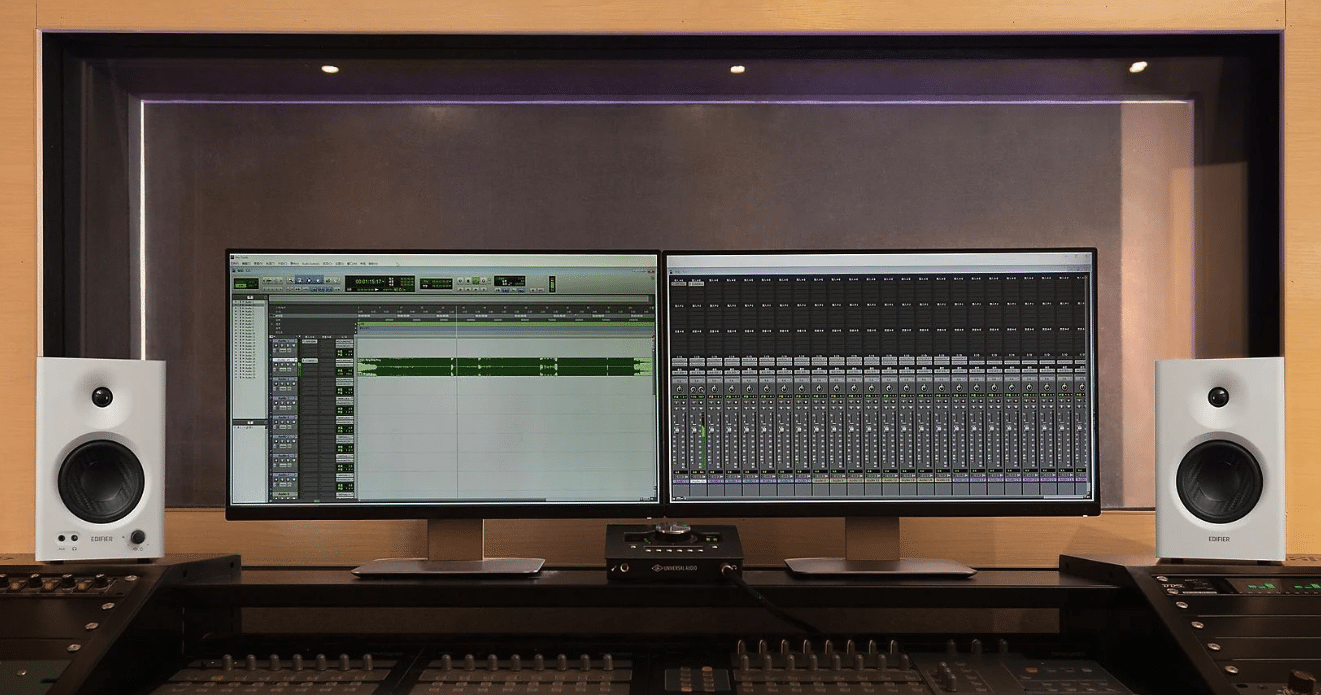EDIFIER MR4 kompakte 2.0 Aktive Studiomonitore im Studio