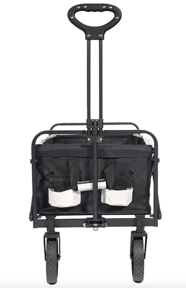 KIRKJUBUR 22Edda22 faltbarer Bollerwagen schwarzweiss2 KIRKJUBUR_22Edda22_faltbarer_Bollerwagen_schwarzweiss