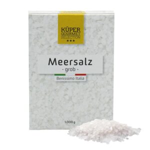 Kueper Selection Meersalz   1000g grobes Salz zum Wuerzen und Verfeinern   ohne Zusaetze oder chemische Nachbehandlung  Amazon.de 2024 10 09 11 19 22
