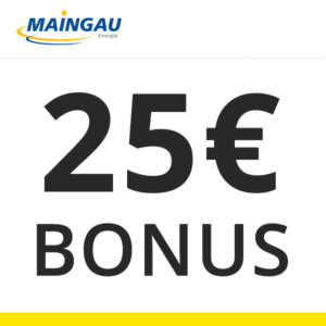 [25€ Bonus] Maingau ⚡️✌️ Gas ab 4,92 Cent/kWh & Strom ab 28,24 Cent/kWh