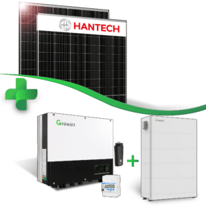 PV Komplettanlage Growatt Hantech Solar Black Frame G