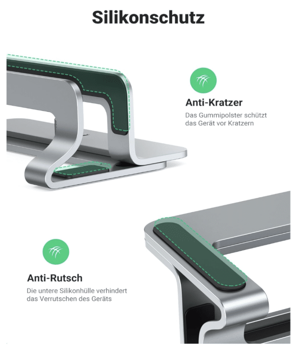 UGREEN Vertikaler Laptop Ständer Aluminium Vertikal Stand