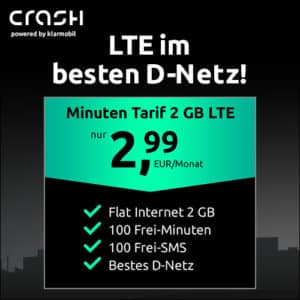 [Mini-Tarif] 🔥 2GB TELEKOM mit 100 Minuten & SMS NUR 2,99€ mtl. | 9,99€ AG