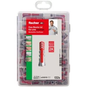 fischer Meister Box DuoPower Duebelbox mit 132 Duebeln