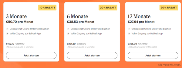 babbel live
