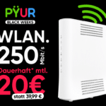 200€ BONUS für PŸUR ✔️ Z.B. Internet mit 250 Mbit/s für nur noch 20€ mtl.