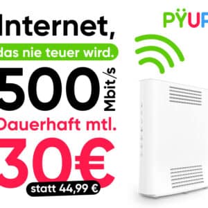 200€ BONUS für PŸUR ✔️ Z.B. Internet mit 250 Mbit/s für 23€ mtl.