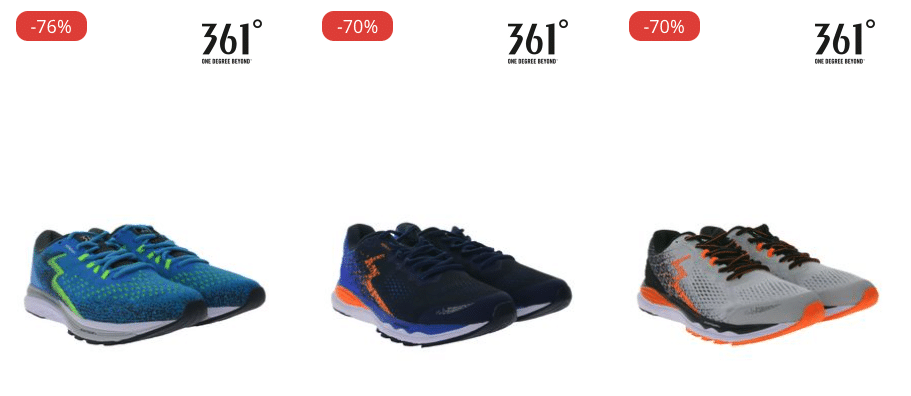 361° Herren Lauf- & Jogging-Schuhe in verschiedenen Designs