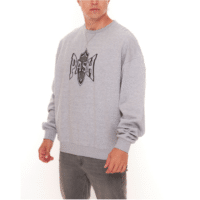 PASH Logo Classic Sweat Herren Rundhals-Pullover mit großem Marken-Print Sweater