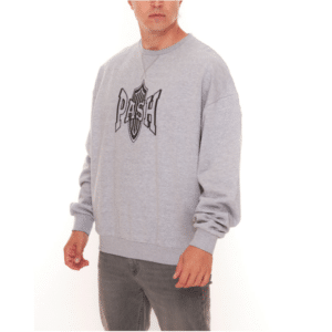 PASH Logo Classic Sweat Herren Rundhals-Pullover mit großem Marken-Print Sweater