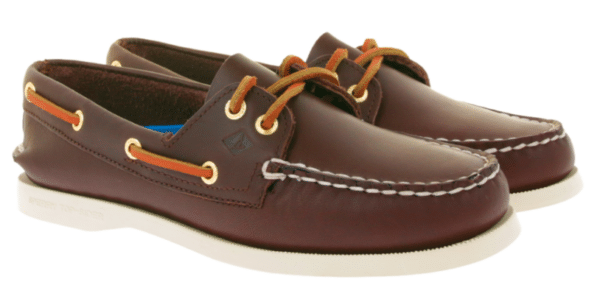 SPERRY Wms Authentic Original 2-Eye Damen Echtleder Boots-Schuhe Segel-Schuhe in verschiedenen Farben