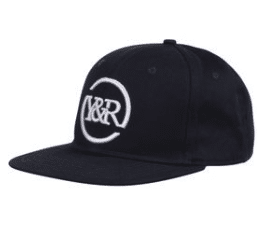 YOUNG RECKLESS Circle Up Snapback Base Cap mit Logo Print Baumwoll Cap 700005 Navy Young & Reckless, Snapback Cap
