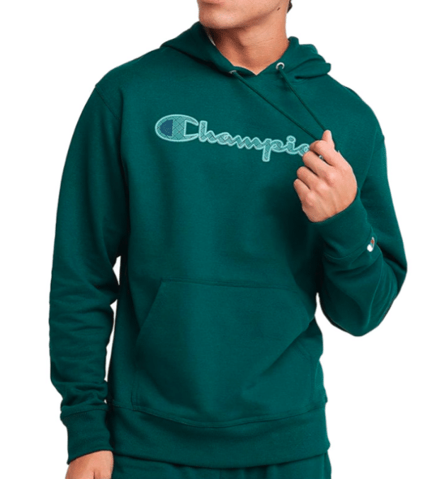 hampion Herren Kapuzen Pullover Baumwoll Sweater Champion Herren Kapuzen-Pullover Baumwoll-Sweater nachhaltiger Hoodie mit Powerblend