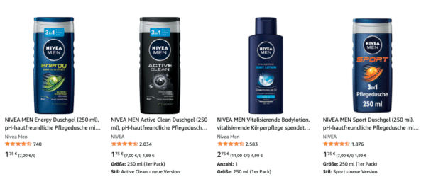 nivea amazonaktion