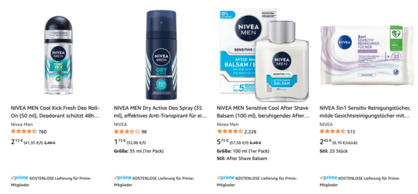 nivea amazonaktion