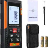 TACKLIFE Entfernungsmesser, 50m Laser HD-50 mit Zubehör