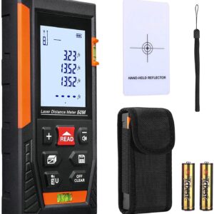 TACKLIFE Entfernungsmesser, 50m Laser HD-50 mit Zubehör