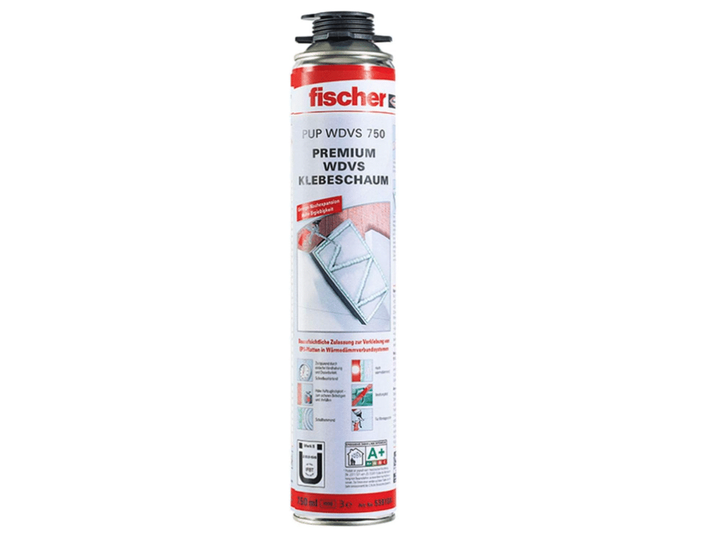 Bildschirmfoto 2024 06 05 um 20.08.31 fischer Premium Klebeschaum PUP WDVS 750
