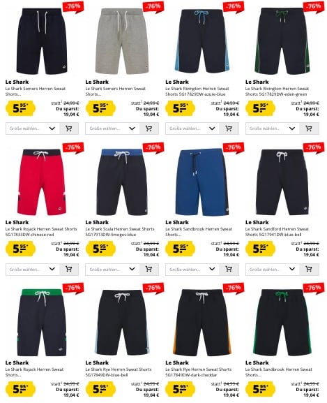 Le Shark Sweat Shorts