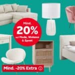 Otto.de 🏠 Mind. 20% Direktabzug auf Wohnen 🛋🪑 z.B. Gartenmöbel, Boxspringbetten, Kommoden & mehr