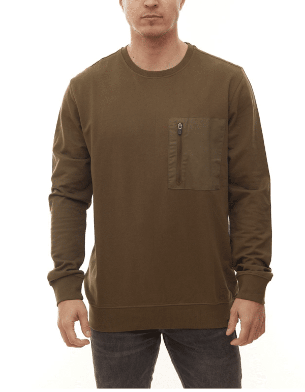 SOLID Jonko Herren Pulli recycelter Sweat-Pullover mit BrusttascheSOLID Jonko Herren Pulli recycelter Sweat-Pullover mit Brusttasche