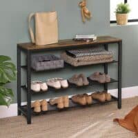VASAGLE Schuhregal   mit Gitterablagen
