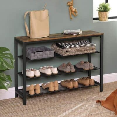 VASAGLE Schuhregal   mit Gitterablagen