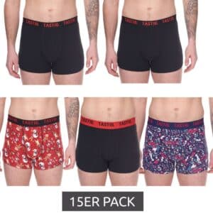 15er Sparpack TASTIQ Herren Boxershorts