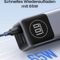 UGREEN Nexode Power Bank 100W mit 12.000mAh 5