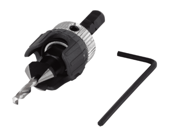 wolfcraft Vorbohrer mit Senker und Tiefenstopp I 2544000 I Vorbohren und Senken in einem Schritt I fuer Senkkopfschrauben mit einem von 32 12 mm2 wolfcraft Vorbohrer mit Senker und Tiefenstopp I 2544000 I Vorbohren und Senken in einem Schritt I fuer Senkkopfschrauben mit einem von 32 12 mm2