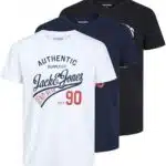 3er-Pack JACK & JONES T-Shirts in mehreren Größen