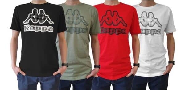Kappa Herren Baumwoll Shirt mit grossem Logo