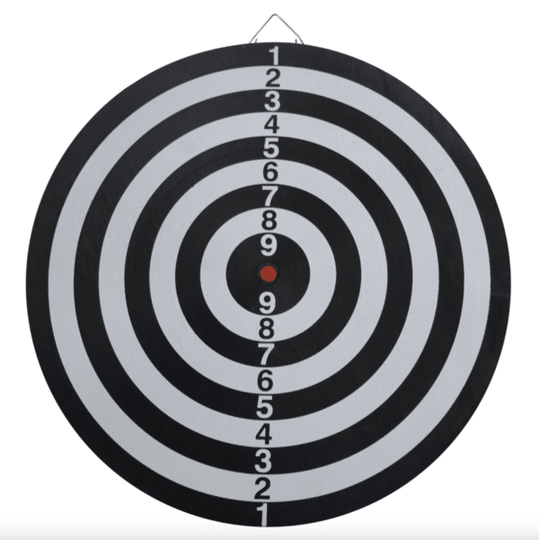 MUWO doppelseitige Dartscheibe mit 6 Pfeilen Set2 MUWO doppelseitige Dartscheibe mit 6 Pfeilen Set