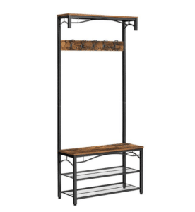 🧥 VASAGLE Garderobe mit Schuhregal (im Industriestil)