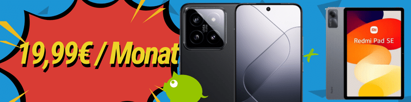 Xiaomi 14 + Redmi Pad SE MediaMarkt Tarifwelt Geburtstag