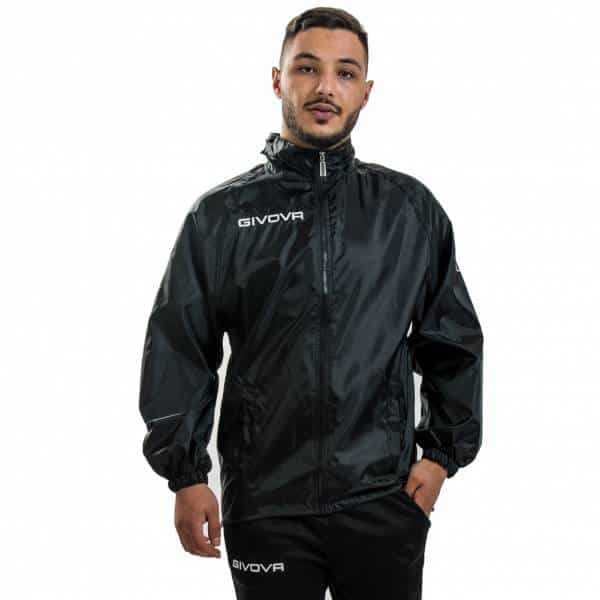 Givova Regenjacke 22Rain Basico22 schwarz Givova Regenjacke 22Rain Basico22 schwarz