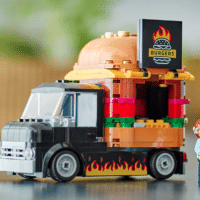 LEGO City Burger-Truck, Bauset mit Spielzeug-Auto