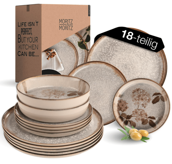 Moritz & Moritz BLOSSOM 18-teiliges Geschirrset 6 Personen