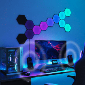 Nanoleaf Shapes Ultra Black Hexagon Starter Kit 9 Smarten LED Panels