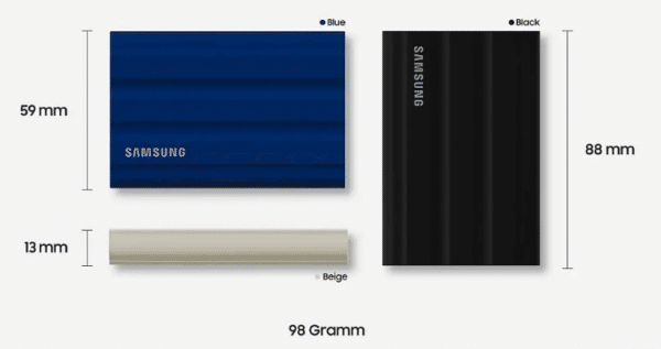 Samsung Portable T7 Shield 2 TB Externe SSD USB