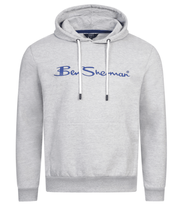 BEN SHERMAN Casual Herren Hoodie 0067810G GREY MARL BEN_SHERMAN_Casual_Herren_Hoodie_0067810G-GREY_MARL_