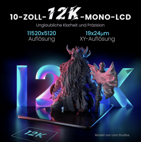 ELEGOO Saturn 3 Ultra 3D Drucker 12K Mono LCD Wi-Fi Übertragung Großes Druckform