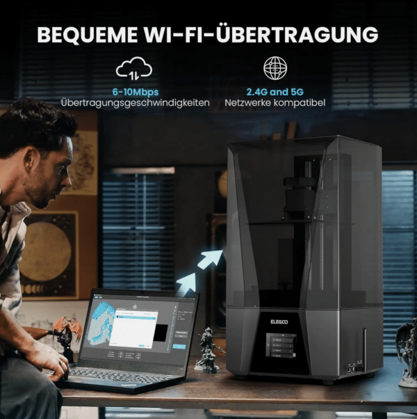 ELEGOO Saturn 3 Ultra 3D Drucker 12K Mono LCD Wi-Fi Übertragung Großes Druckform