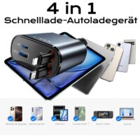 LISEN 69W Einziehbares Zigarettenanzuender USB C Schnellladegeraet Ladegeraet Auto Retractable ladekabel Auto KFZ Ladegeraet 12V US 2024 10 15 09 46 54