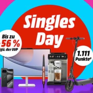 [Gratis Sofort-Lieferung] 🚨 Singles Day bei MM: fette Rabatte auf viele Artikel (+ 1.111 Punkte), z.B. LG 55" OLED-TV