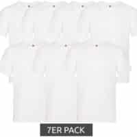 7er Pack FRUIT OF THE LOOM Herren Rundhals Shirt Baumwoll T Shirt Oeko Tex 100 zertifiziert 7851198 Weiss 2024 12 23 11 25 23