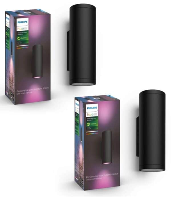 Philips Hue Outdoor Appear Wandleuchte Schwarz Doppelpack 2025 11 17 11 28 32 Philips Hue Outdoor Appear Wandleuchte Schwarz Doppelpack 2025 11 17 11 28 32